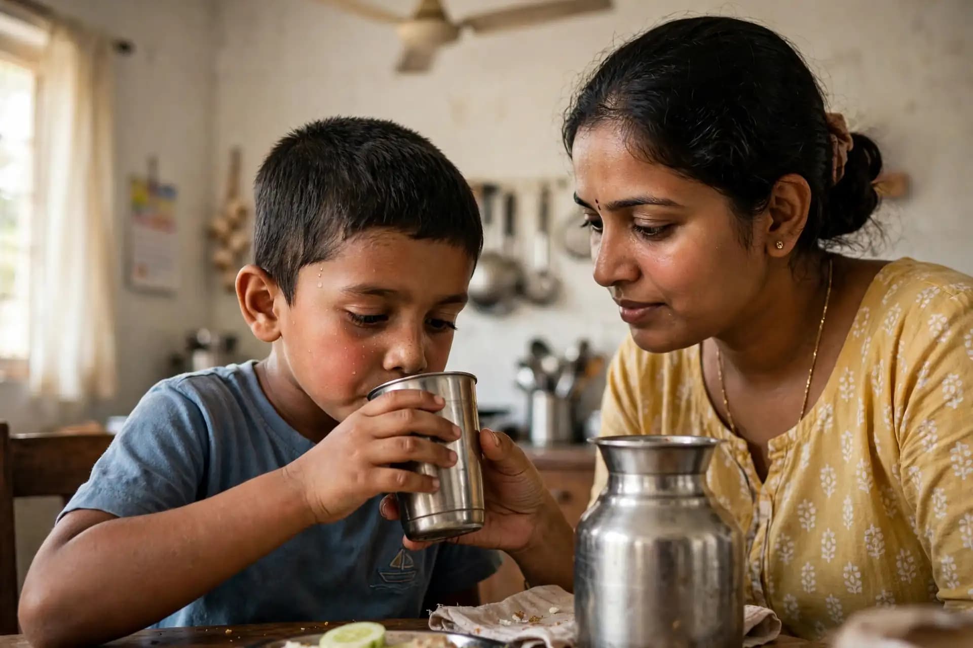Dehydration in kids - signs, causes, treatment and prevention explained by Dr. Mayur Kumar Goyal